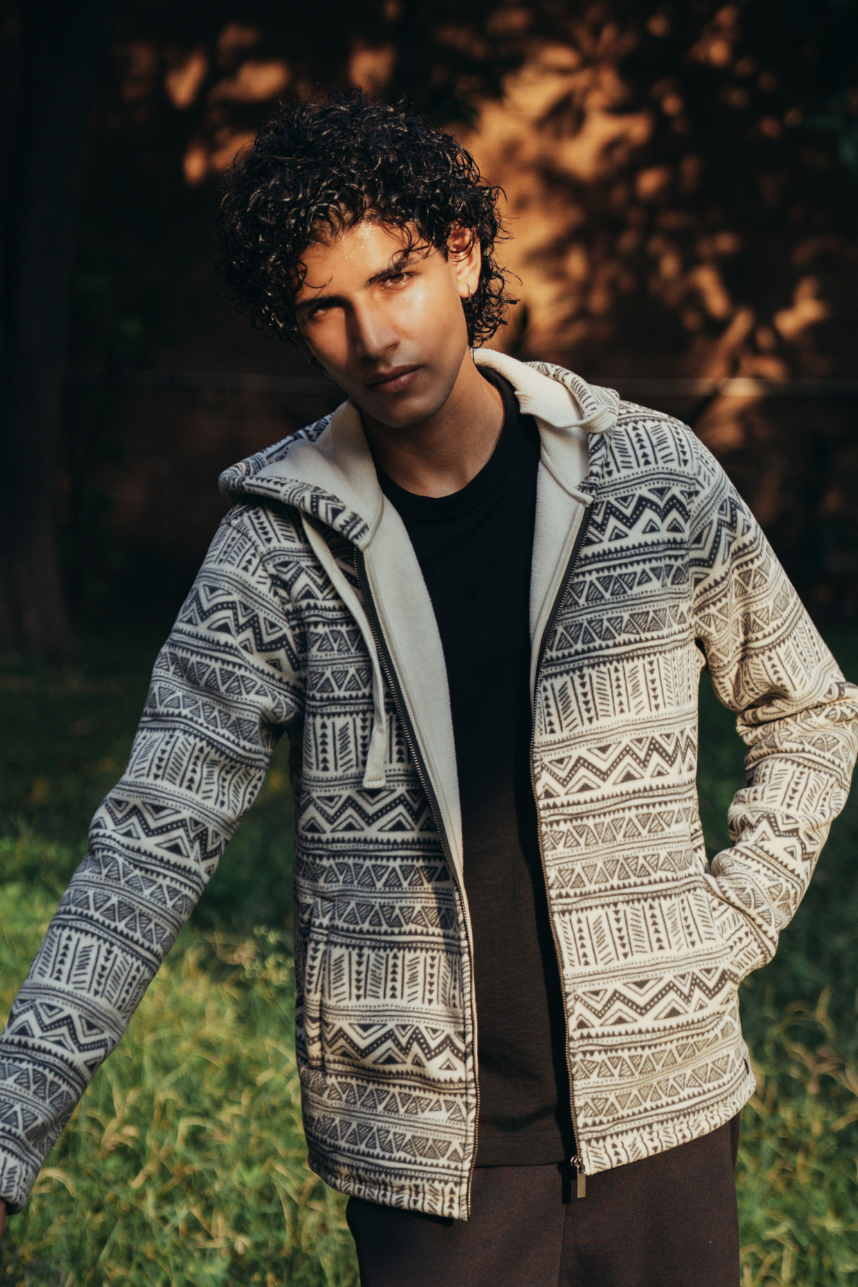 Haven Bonded Zip Up Sweatshirt