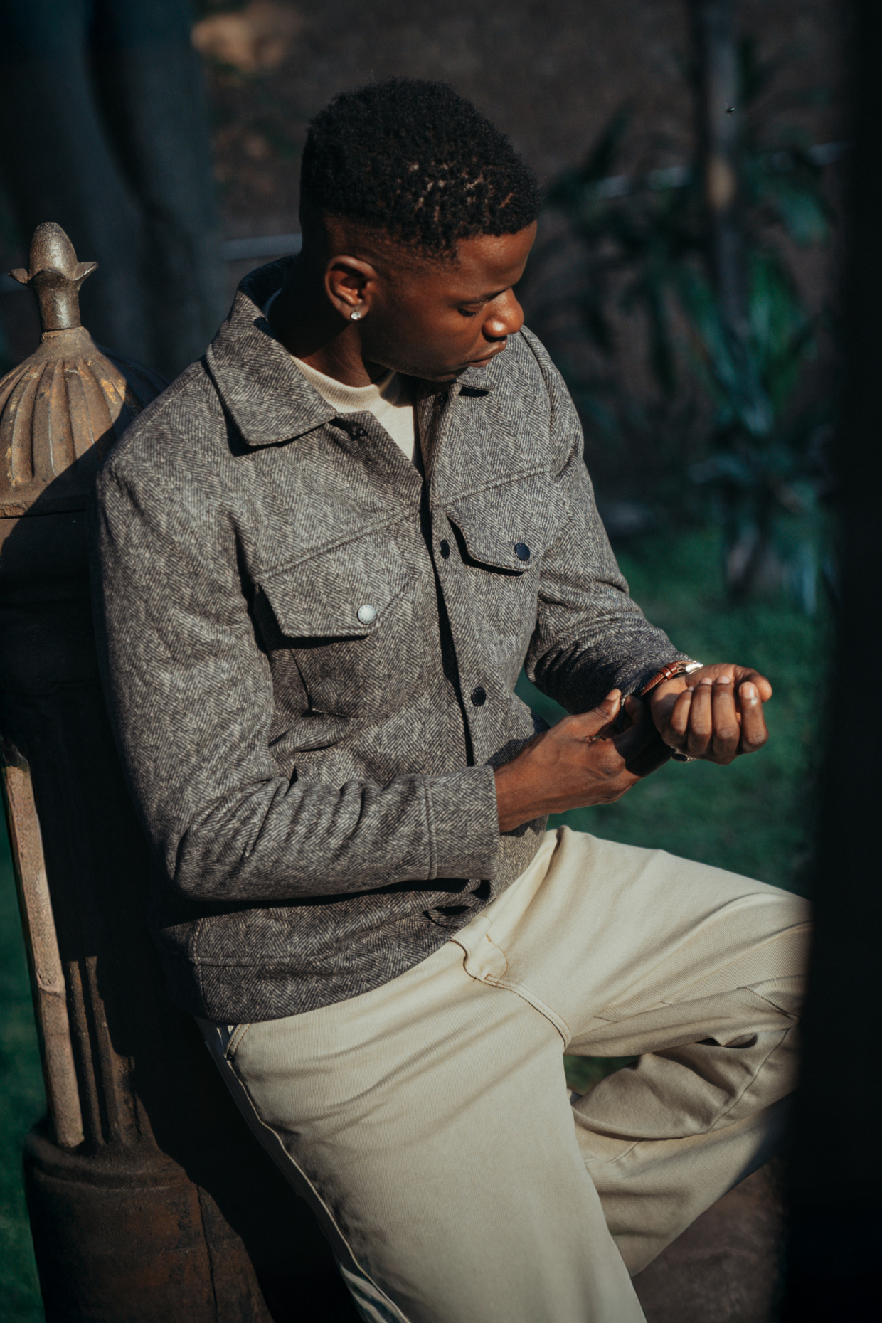 Stafford Herringbone Jacket