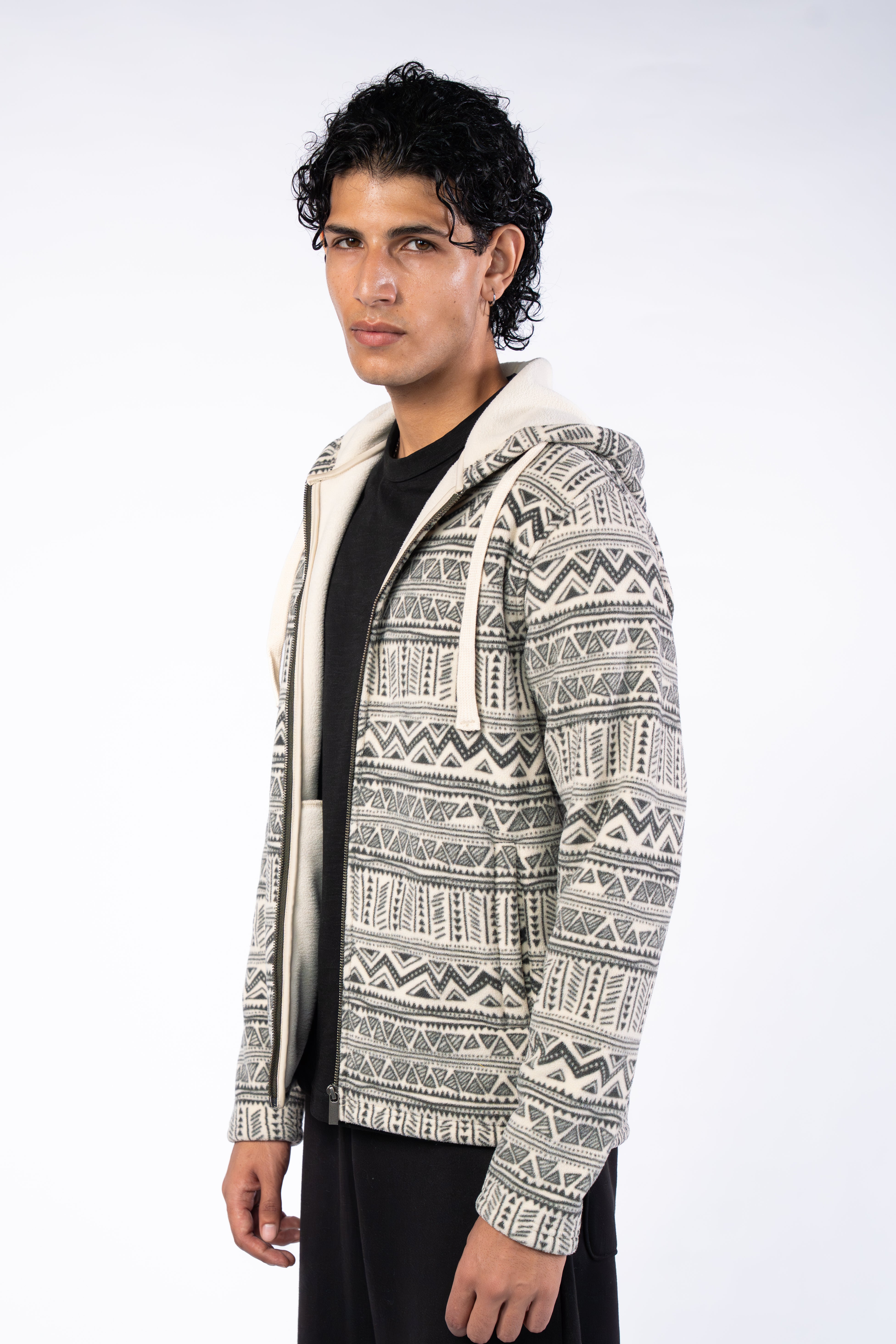 Men’s Cloud Grey Full Zip Sweatshirt