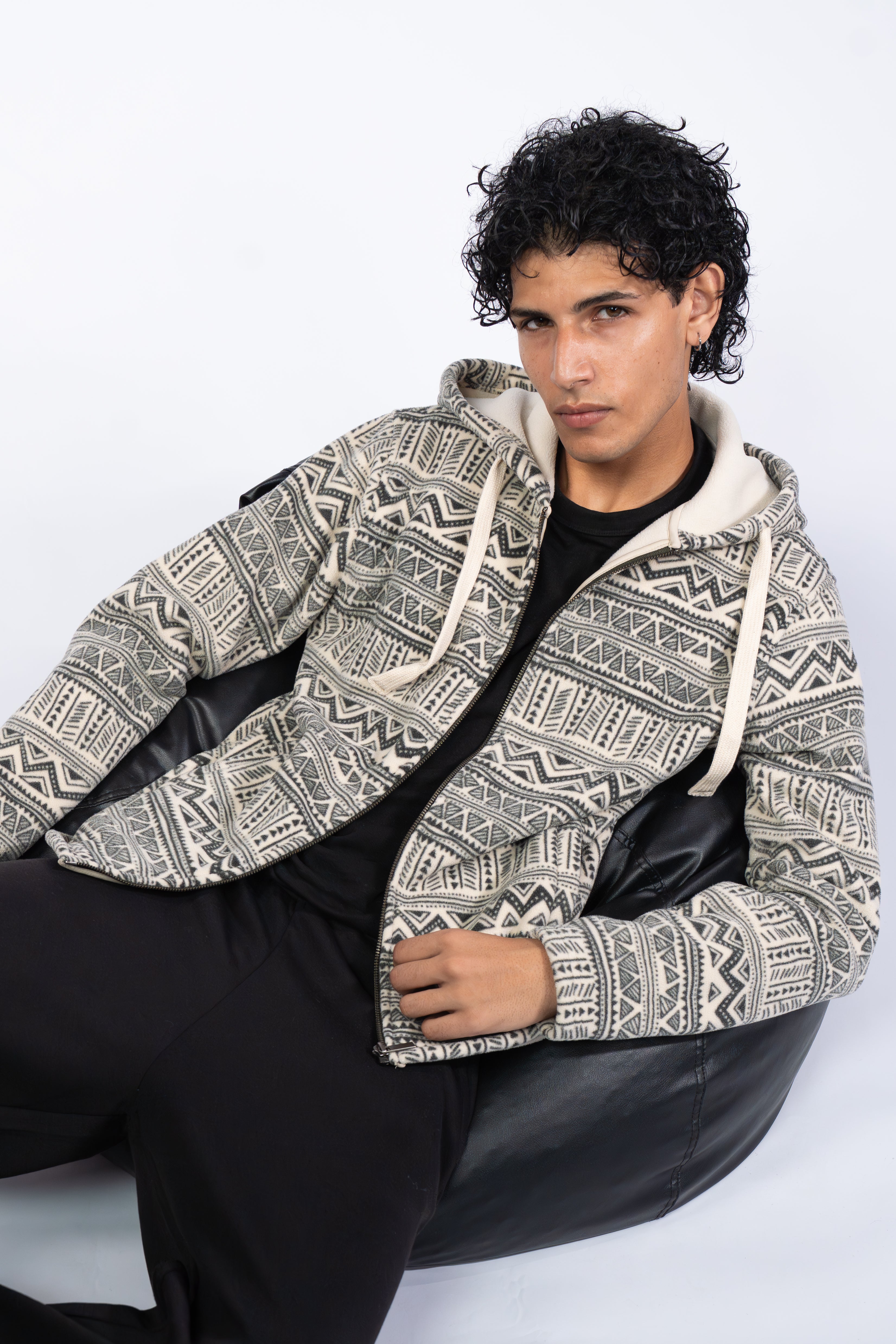 Men’s Cloud Grey Full Zip Sweatshirt