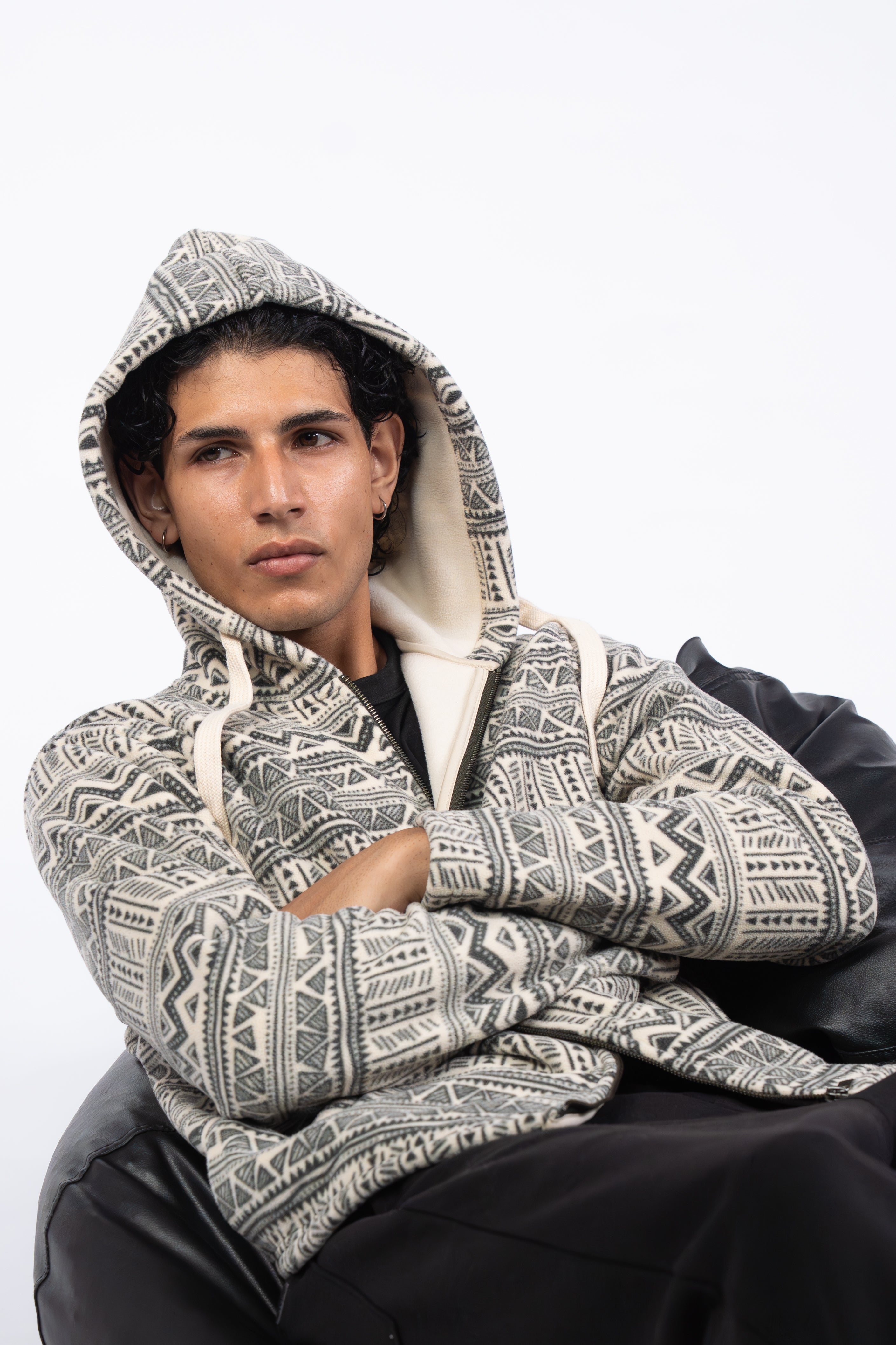 Men’s Cloud Grey Full Zip Sweatshirt